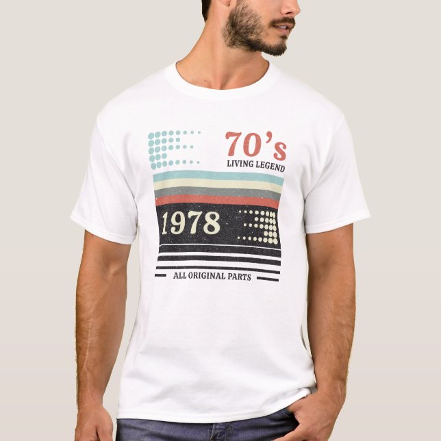 Vhs Cassete 1978 Begränsad Edition | Födelsedag Gi T Shirt (Framsida)