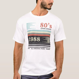 Vhs Cassete 1988 Begränsad Edition | Födelsedag Gi T Shirt