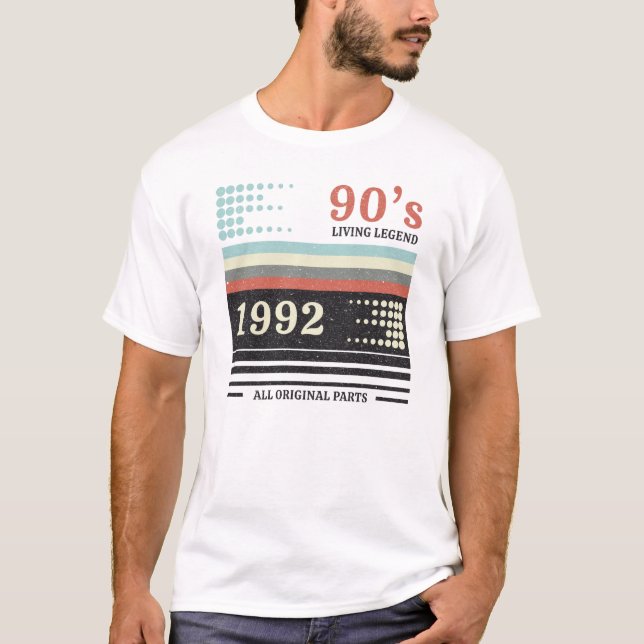 Vhs Cassete 1992 Begränsad Edition | Födelsedag Gi T Shirt (Framsida)