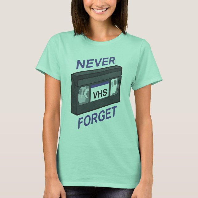 VHS, glöm aldrig Tee (Framsida)