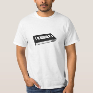 Vhs-kassetten tejpar t-shirt