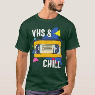 VHS och Chill Funny Retro VHS Tape Gift T Shirt