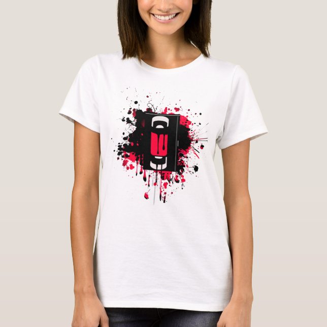 VHS Splat Tee Shirt (Framsida)