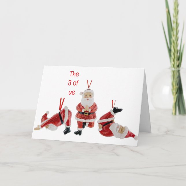 VI 3 VILL SÄGA GOD JUL HELGKORT (Framsida)
