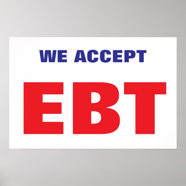 VI ACCEPTERAR EBT POSTER (Framsidan)