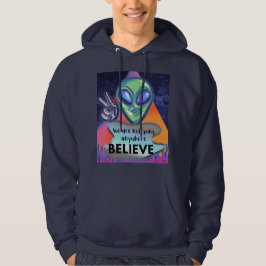 Vi åker inte någonstans tro hoodie
