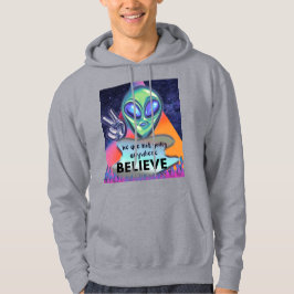Vi åker inte någonstans tro hoodie