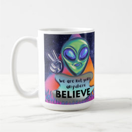 Vi åker inte någonstans tro kaffemugg