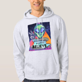Vi åker inte någonstans, tro mig hoodie