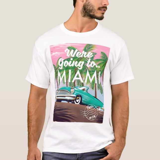 Vi åker till Miami Tröja (Framsida)