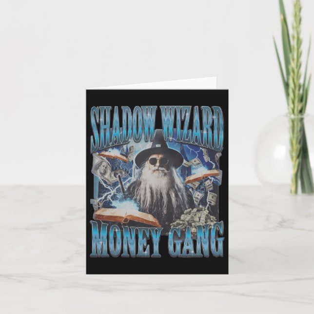 Vi älskar att kasta trollformler Shadow Wizard Gan Kort (Framsida)