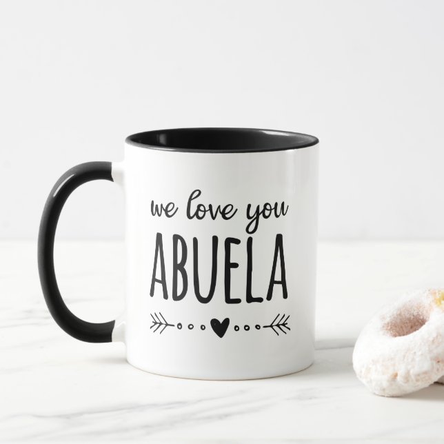 Vi älskar dig Abuela Mugg (Med munk)