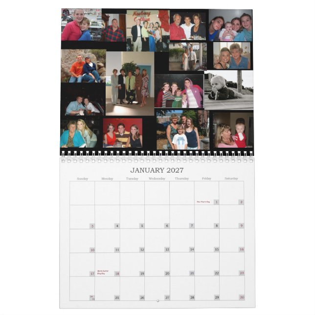 Vi älskar dig kalender (Jan 2027)