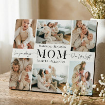 Vi älskar dig mamma Enkel fotokollage- minnessaker
