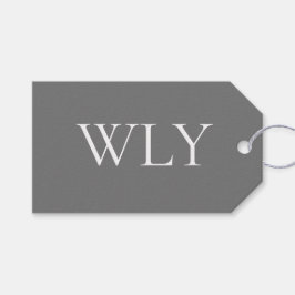 "Vi älskar dig" minimalistisk presentetikett