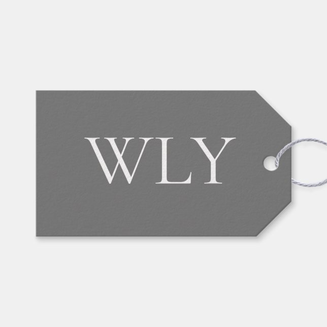 "Vi älskar dig" minimalistisk presentetikett (Framsidan (Horisontell))