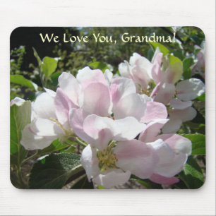 Vi älskar dig MORMOR! Musmatt Appleblommar Musmatta