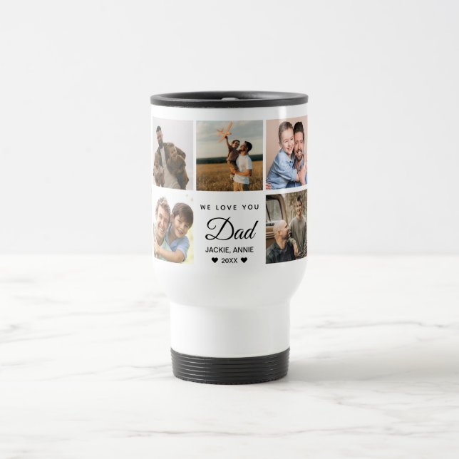"Vi älskar dig pappa" Foto-resemugg Resemugg (Center)