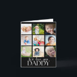 Vi älskar dig pappa vacker collage 9 bilder  kort<br><div class="desc">Vi älskar dig pappa vacker collage 9 bilder</div>