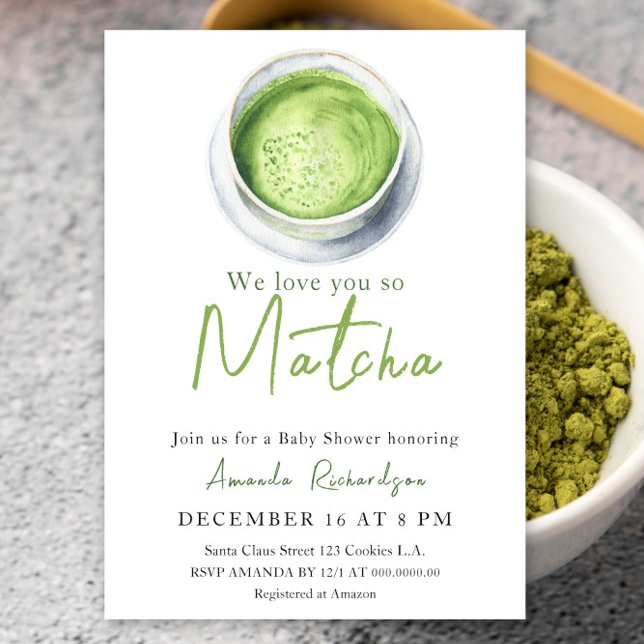 Vi älskar dig så Matcha Baby Shower Inbjudningar (Skapare uppladdad)