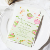 Vi älskar dig så mycket Matcha Baby Girl Shower