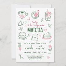 Vi älskar dig så mycket Matcha Baby Shower Grönt t