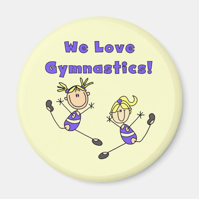 Vi älskar gymnastik magnet (Framsidan)