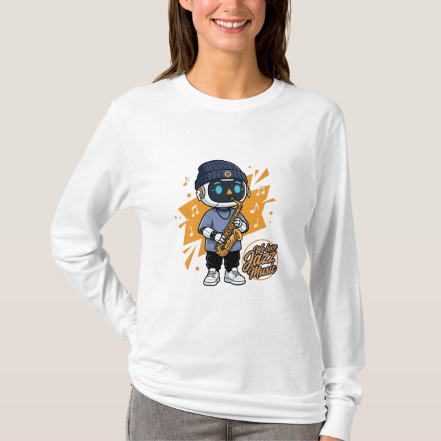 Vi älskar jazz t shirt (Framsida)