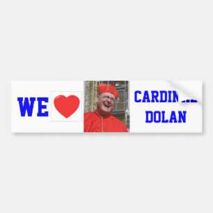 VI ÄLSKAR KARDINALEN DOLAN BILDEKAL