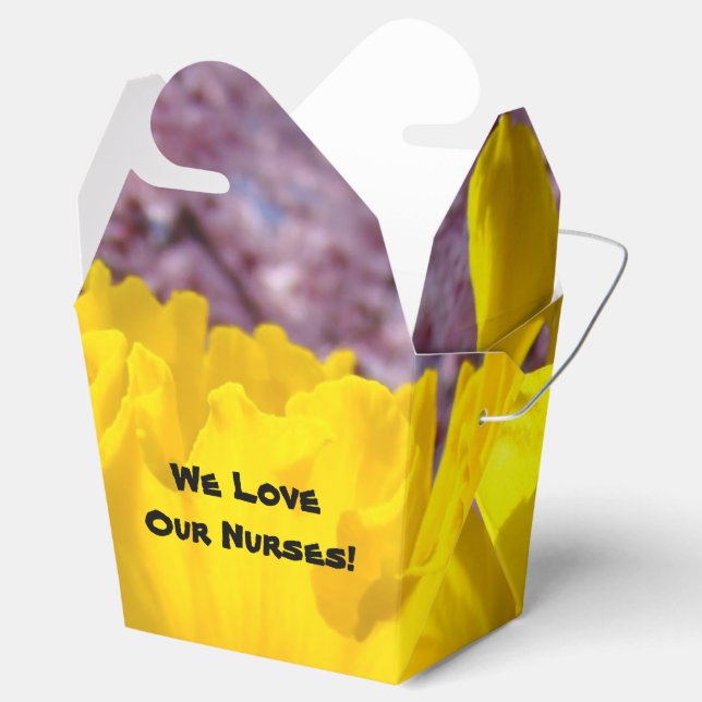 Vi älskar våra sjuksköterskor förvaringslådor för  presentaskar (Öppnad)