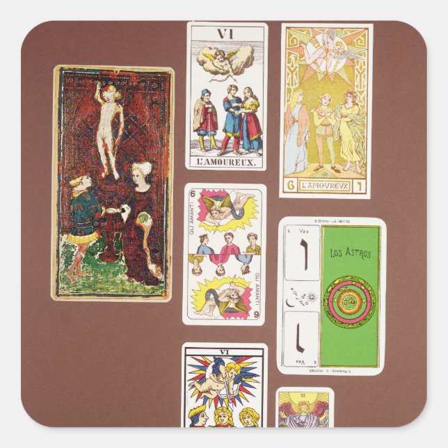 VI ÄLSKARE FYRKANTIGT KLISTERMÄRKE (Framsida)