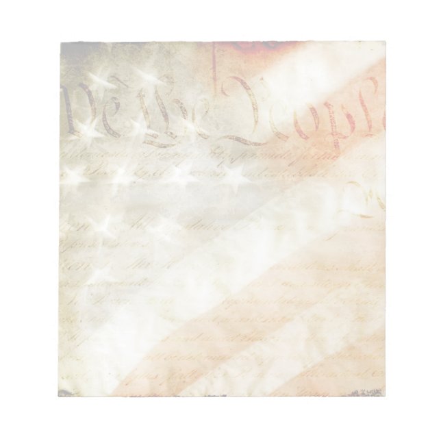 Vi Amerikanska Flagga Anteckningsblock (Framsida)