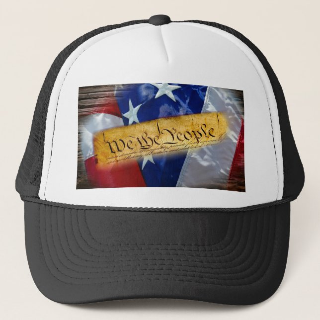 Vi Amerikanska Flagga Keps (Framsida)