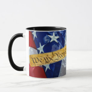 Vi Amerikanska Flagga Mugg
