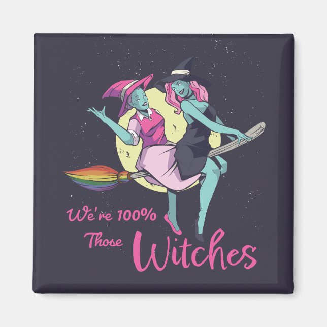 Vi är 100 % de där vittnena magnet (Framsidan)