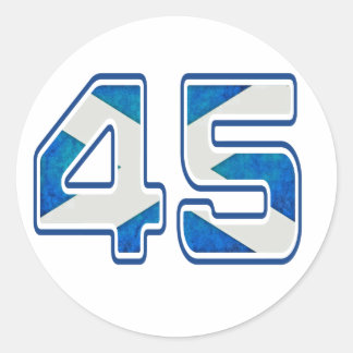 Vi är 45-procentsspärren runt klistermärke