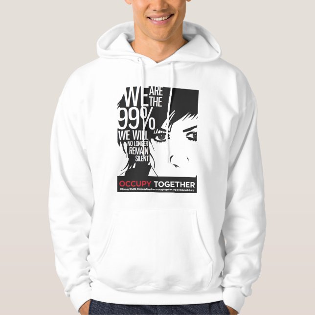 Vi är 99% hoodie (Framsida)