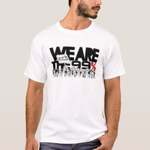 Vi är 99%na - occupy wall street tee