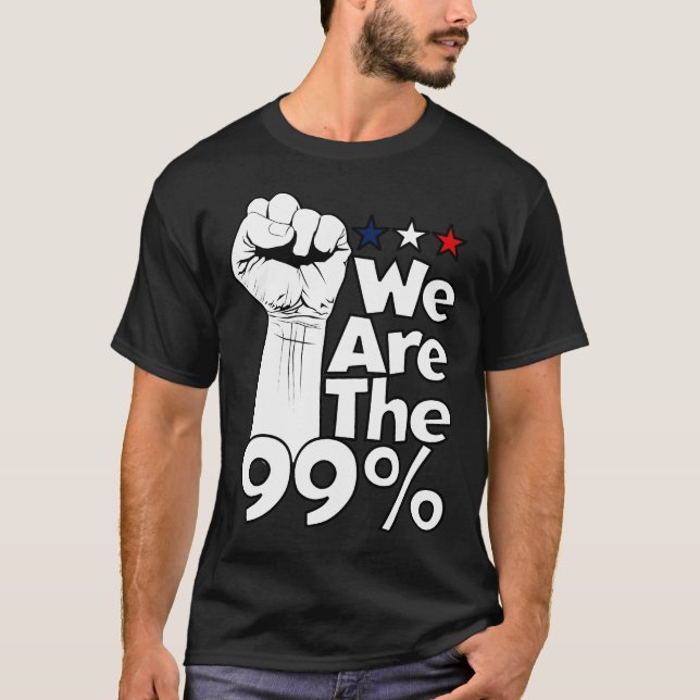 Vi är 99%na t shirt (Framsida)