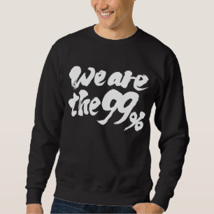 Vi är 99 procent sweatshirt