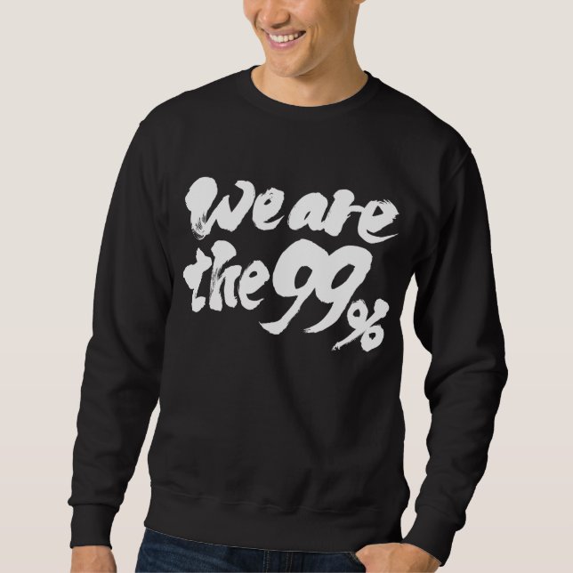 Vi är 99 procent sweatshirt (Framsida)