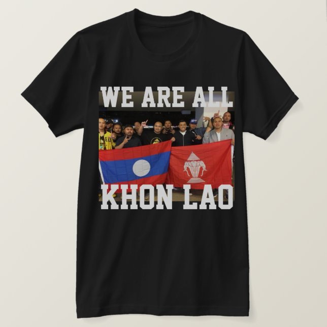 Vi är all laotiska Khon T Shirt (Design framsida)