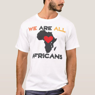 Vi är alla afrikaner t-shirt