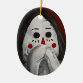 Vi är alla dockor här III Ceramic Ornament