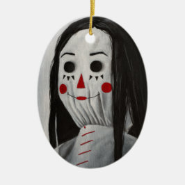 Vi är alla dockor här IV keramiska prydnadsföremål Julgransprydnad Keramik