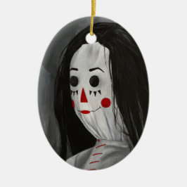 Vi är alla dockor här V keramiskt prydnadsämne Julgransprydnad Keramik