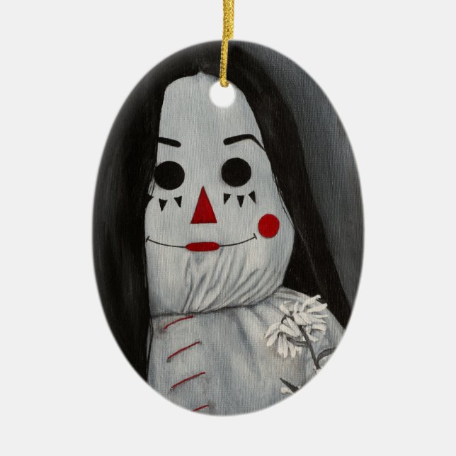 Vi är alla dockor här VIII Ceramic Ornament (Framsidan)