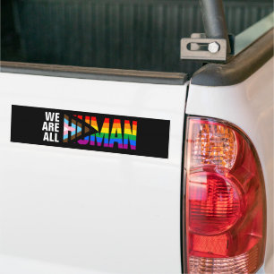 Vi är alla Flagga för HBT-Pride Bildekal