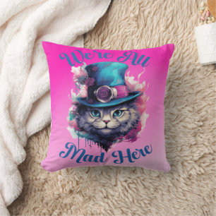 Vi är alla här - Alice i Wonderland Inspired Kudde