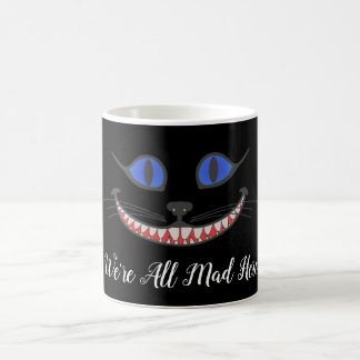 Vi är alla här Cheshire Cat Smile Wonderland Kaffemugg